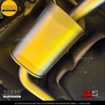 Remus exhaust installed on Volkswagen Golf GTI Mk5 with rear muffler and catback system