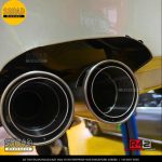 Remus exhaust installed on Volkswagen Golf GTI Mk5 with rear muffler and catback system