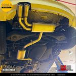 Remus exhaust installed on Volkswagen Golf GTI Mk5 with rear muffler and catback system